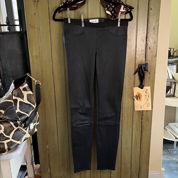 HELMUT LANG 100% lamb leather Skinny Pants 4 - Picture 1 of 8